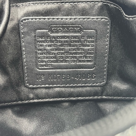 Authenticated Coach Black Jacquard signature Print Ergo Mini Small Purse 41066 - Picture 7 of 16